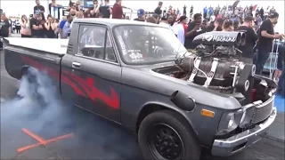 The Luv Machine vs a feisty little car at No Prep Mayhem