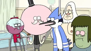 Regular Show - Mordecai Punches Benson Hard