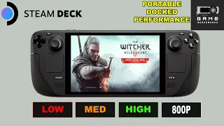 STEAM DECK | THE WITCHER 3 Next Gen Update | Portable | Docked Modes