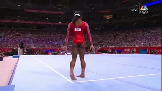 Simone Biles Floor 2021 Olympic Trials Day 2