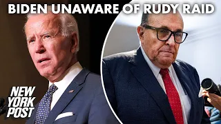 Biden says he didn’t know in advance about FBI’s Rudy Giuliani raid | New York Post