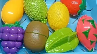 Satisfying Videos//cutting matching fruit and vegetables toys//funny video toys//ASMR