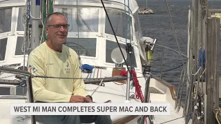 Kent County man sails from Chicago to Port Huron and back