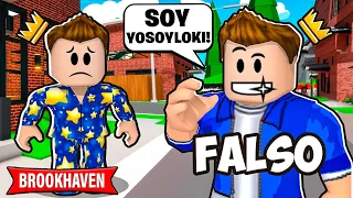 SOY ADOPTADO POR UN YOSOYLOKI FALSO en BROOKHAVEN! 🤣🏡 - Roblox YoSoyLoki