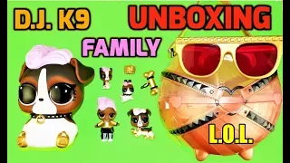 LOL Surprise BIGGIE Pets WAVE 2 DJ K9 1st Unboxing Series 4 Decoder Eye Spy Blind Bags BIG Mom+Baby