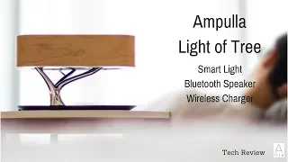 Light of Tree | 3 in 1 Tech | Bluetooth Speaker | Smart light | Wireless charger