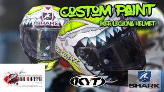 The Making of Iker Lecuona Shark Helmet Replica//Inkkanto Custom Paint