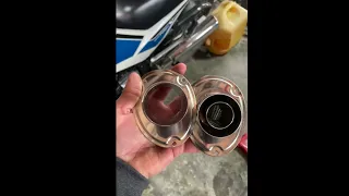 2008 klr 650 Lexx mxe 46mm vs stock