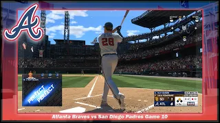 MLB THE SHOW 23 - Atlanta Braves vs San Diego Padres Game 10 (Hall Of Fame)