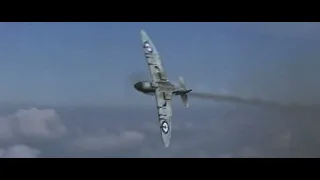 Battle of Britain (1969) Spitfire tracking shot