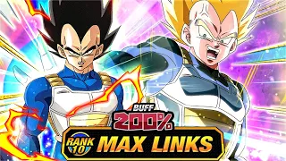 THE STRONGEST TUR IN DOKKAN!!! LEVEL 10 LINKS 100% TEQ SSJ VEGETA! (DBZ: Dokkan Battle)