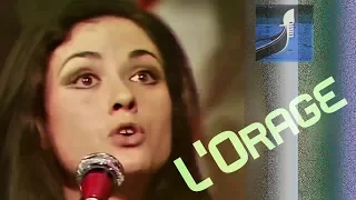 GIGLIOLA CINQUETTI: "L'ORAGE" "LA PIOGGIA" (French-Italian) French TV GALA DU MIDEM 1970 (⬇️Lyrics*)