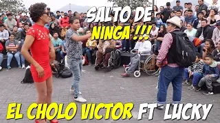 EL CHOLO VICTOR JUNTO A LA FLACA  LUCKY - COMICO LUCKY