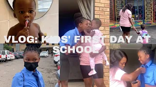 VLOG: Kids first day at school and Pick & Pay Clothing haul,