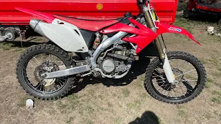 Honda CRF 450 2008 review - soundcheck