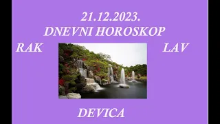 Jasminka Holclajtner-Royal Astro Studio- RAK,LAV, DEVICA-Dnevni horoskop za 21.12.2023.
