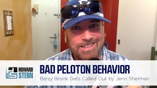 Benjy Bronk Gets Called Out for His Bad Behavior in Peloton Classes