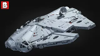 It Doesn't Even Look Like LEGO! Millennium Falcon Custom Build