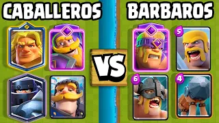 KNIGHTS vs BARBARIANS | CLASH ROYALE OLYMPICS