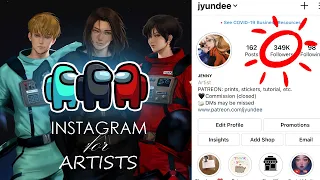 TIPS TO GROW YOUR INSTAGRAM AS AN ARTIST