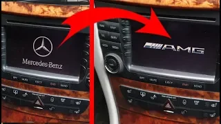 Hidden Function Mercedes W211, W219 / How to replace the COMAND Logo at the start with AMG