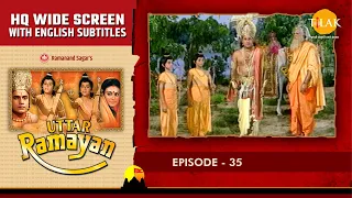 Uttar Ramayan EP 35 - श्रीराम लव कुश युध | HQ WIDE SCREEN | English Subtitles