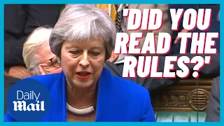 Theresa May SLAMS Boris Johnson over Sue Gray report: 'Did you read the rules?'