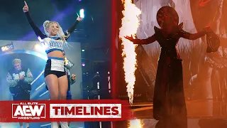 From cheerleader to champion! The Queen of House of Black & TBS Champion Julia Hart! | AEW Timelines