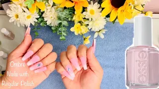 Testing DIY Ombré with Regular Nail Polish | Sponge Technique