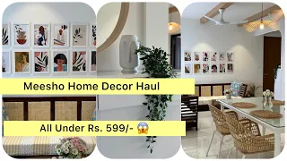 *Latest* Meesho Home Decor Haul Starting Rs 112😱 Affordable & Beautiful Livingroom Makeover Ideas
