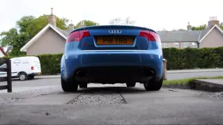 Audi RS4 B7 Comparison of OEM & Milltek Non-Resonated, Non-Valved Exhausts
