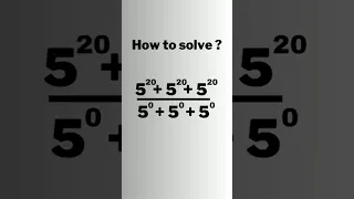 A Nice Math Problem Exponential Divisions #shorts #olympiad #maths #matholympiad #mathematics #tips