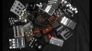 THE ULTIMATE HIGH GAIN METAL GUITAR PEDAL SHOOTOUT - PART 2 -Scooped Mids- 24 Pedals Total!!!!