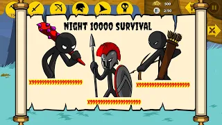 x99999 SUPREME ZOMBIE SURVIVAL IN NIGHT 10000 | STICK WAR LEGACY - KASUBUBKTQ