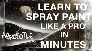 BEGINNER SPRAY PAINT ART TUTORIAL