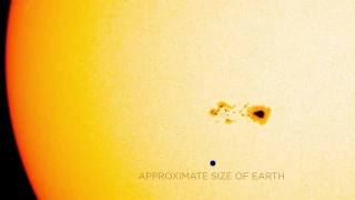 NASA’s SDO Watches a Sunspot Turn Toward Earth