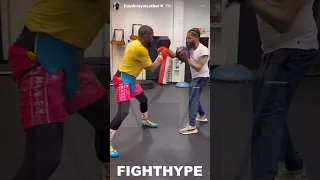 FLOYD MAYWEATHER NEW “SLEEP” KO COMBOS; SHOWS JOHN GOTTI “WORKING HARDER” AT AGE 46