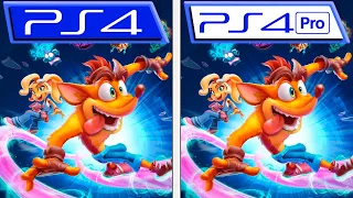 Crash Bandicoot 4 | PS4 - PS4 Pro | 4K Graphics & FPS Comparison