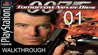 007 Tomorrow Never Dies Gameplay Walkthrough Mission 1 (PS1 1080p)