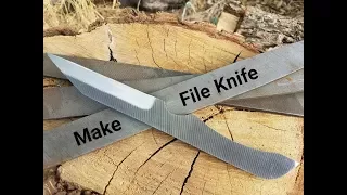 File Knife Making  - Make A Knife From A File