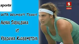 Aryna Sabalenka vs Veronika Kudermetova  | Final  Abu Dhabi WTA Women's Tennis Open