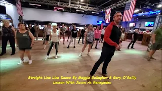 Straight Line LD By Maggie Gallagher & Gary O'Reilly Lesson With Jason At Renegades On 5 14 24