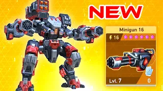 Onyx & Minigun 16 - Mech Arena - New Mech & Weapon