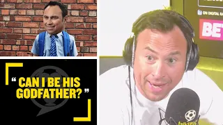 "CAN I BE GODFATHER?"! Andy Goldstein calls up Jason Cundy's wife & asks to be his son's godfather..