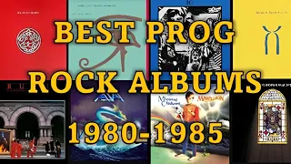 Best Progressive Rock Albums From 1980 - 1985