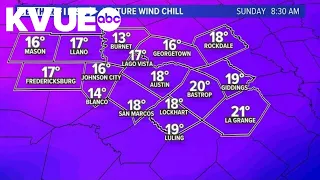 Arctic air moves into Central Texas Saturday night | Livestream