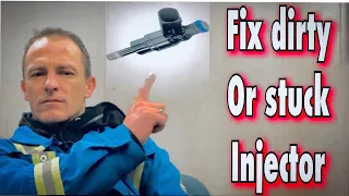 Fuel injector fix(dirty or stuck injector fix) test your injector