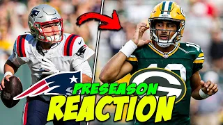 Packers vs Patriots Preseason Reaction & Recap | How did Jordan Love play?