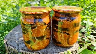 ПОВТОРЯЮ КАЖДЫЙ ГОД! САМЫЙ ВКУСНЫЙ РЕЦЕПТ! Закуска из 🍆 баклажан на зиму