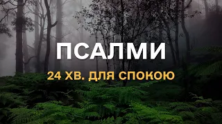 Біблійні псалми під звуки дощу та спів пташок, для відпочинку та відновлення, українською мовою